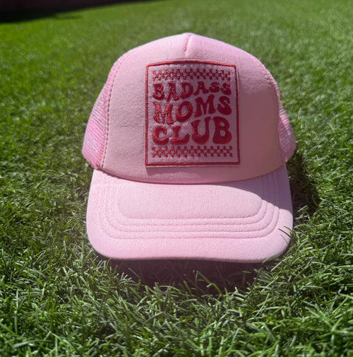 "Bad ass moms club" trucker hat!!